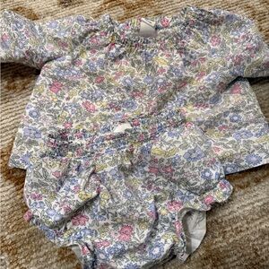 Baby Gap 6-12 month Floral Print Baby Outfit Set